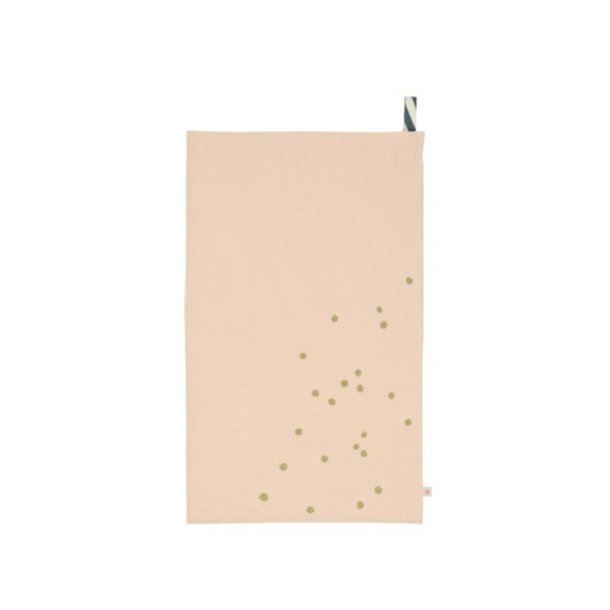 Kitchen Towel dots - biscuit 