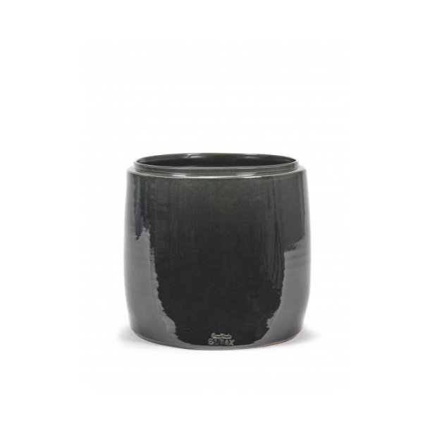Flower pot - dark grey