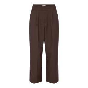 Frau Shanghai  Ankelbukser Uld - Chocolate Brown