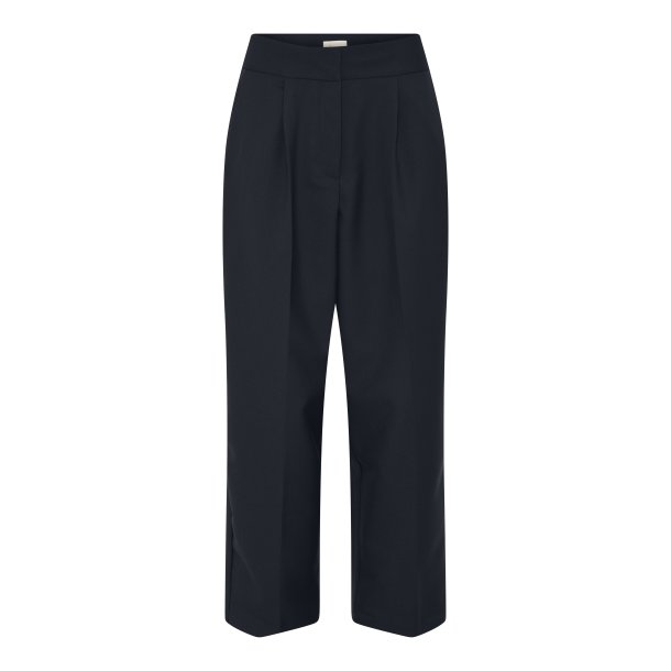 Frau Shanghai  Ankelbukser Uld - Dark navy