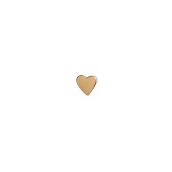 Petit Love Heart Earring Piece gold - Single