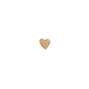 Petit Love Heart Earring Piece gold - Single
