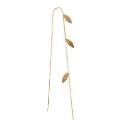 Three Leaves Earring Piece gold - Single