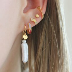 Tres Petit Etoile Earring gold - Single