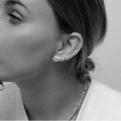 WOW MOM Earring silver - Single