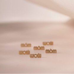 WOW MOM Earring gold - Single