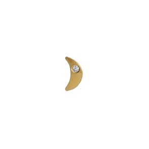 Tout Petit Bella Moon Earring gold - Single