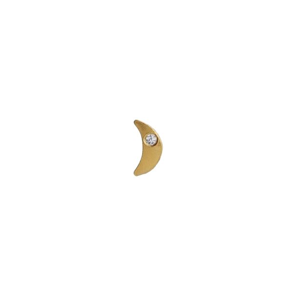 Tout Petit Bella Moon Earring gold - Single