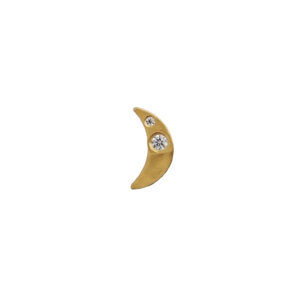 Petit Bella Moon Earring gold - Single