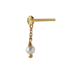 Tres Petit Etoile Earring With Pearl - Single
