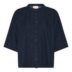 Frau Abu Dhabi Skjorte - Dark blue denim