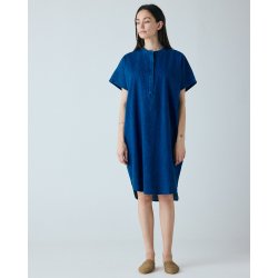 Frau Seoul kjole - Clear blue denim