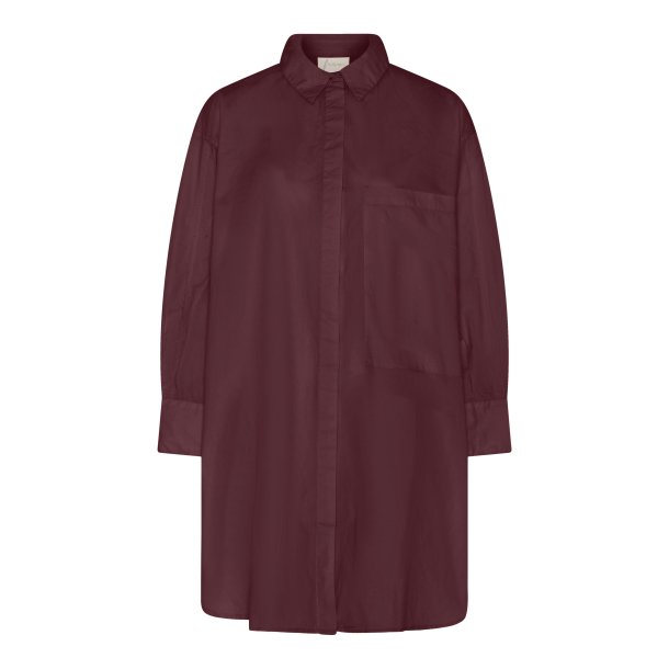 Frau Lyon skjorte - Red Mahogany