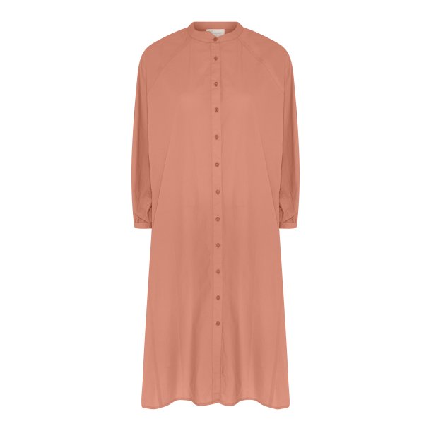 Frau Tokyo skjortekjole - Cameo Brown