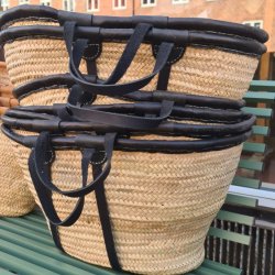 Kurvetaske - sort l�der