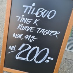 Kurvetaske - sort l�der