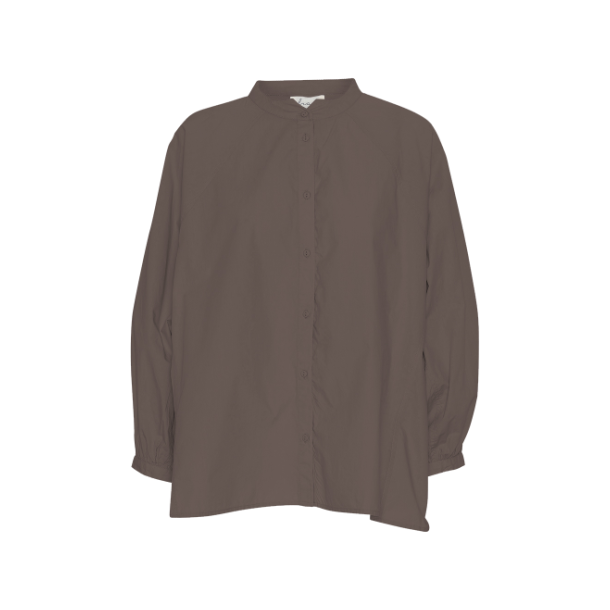 Frau Tokyo short shirt - Coffee Quartz