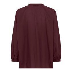 Frau Tokyo short shirt - Red Mahogany