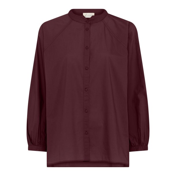 Frau Tokyo short shirt - Red Mahogany
