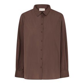 Frau Dhaka skjorte - Coffee Quartz Brown