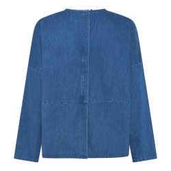 Frau Romeo denim top - Clear blue