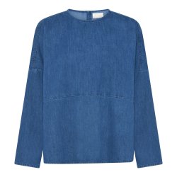 Frau Romeo denim top - Clear blue