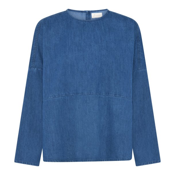 Frau Romeo denim top - Clear blue