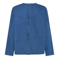 Frau Romeo denim top - medium blue 