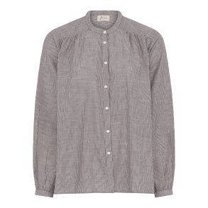 Frau Florence skjorte - Coffee Quartz Stripe