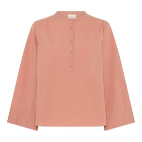 Frau Madrid wide sleeve shirt - Cameo Brown