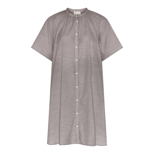 Frau Siena kjole - Coffee Quartz Stripe