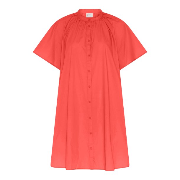 Frau Siena kjole - Hot Coral