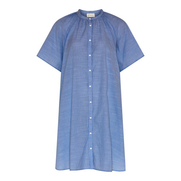 Frau Siena kjole - Medium Blue Stripe