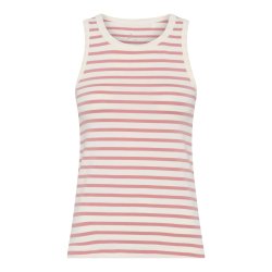 Frau San Diego Tank Top - Cameo Brown Stripe