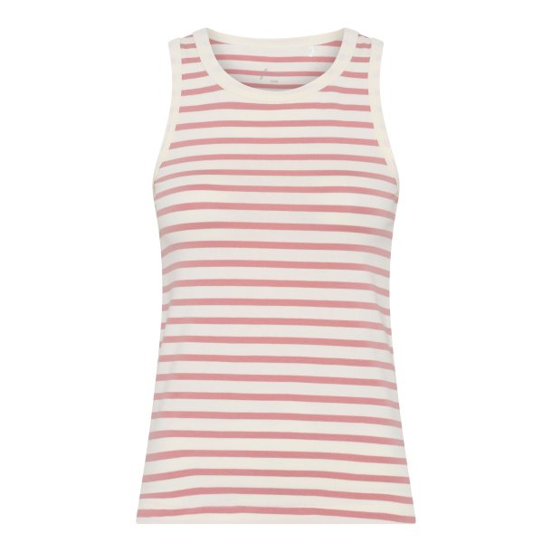 Frau San Diego Tank Top - Cameo Brown Stripe