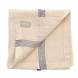Andros H�rserviet � Off White &amp; Indigo