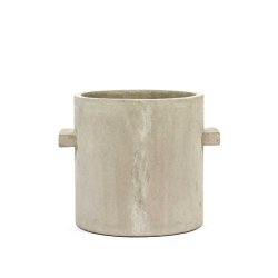 Pot concrete rond - natural - 27 cm