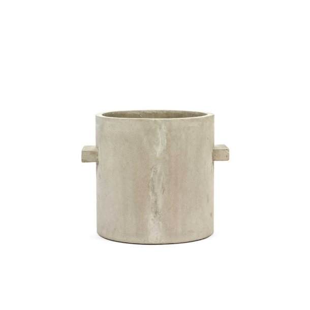 Pot concrete rond - natural - 27 cm