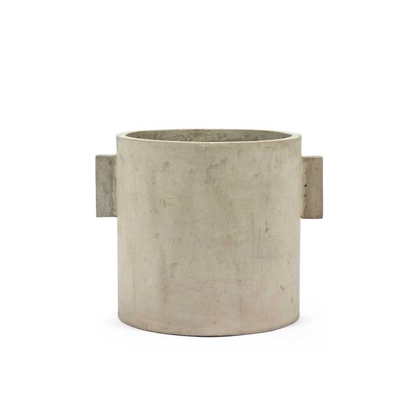 Pot concrete rond - natural - 30 cm