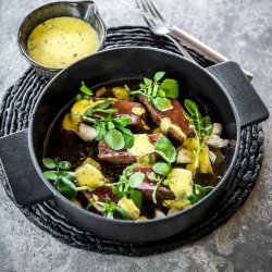 Surface pot enamel cast iron -  23 cm - low