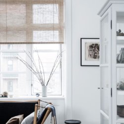 Bambus rullegardin - brun natur plante