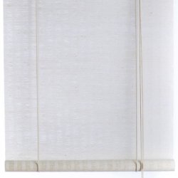 Bambus rullegardin - hvid natur plante