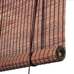 Bambus rullegardin - m�rk brun