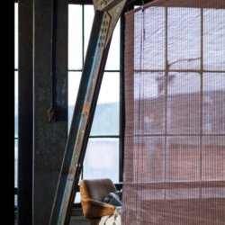 Bambus rullegardin - m�rk brun