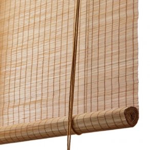 Bambus rullegardin - brun fin