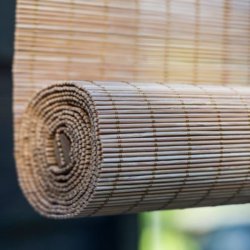 Bambus rullegardin - brun fin