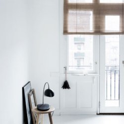 Bambus rullegardin - brun fin