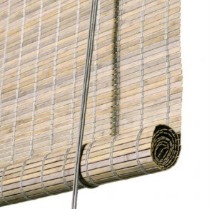 Bambus rullegardin - gr bejdset