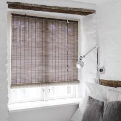 Bambus rullegardin - gr bejdset