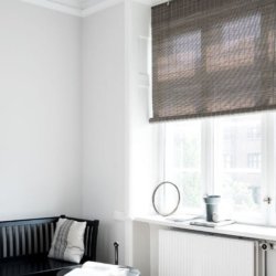 Bambus rullegardin - gr bejdset